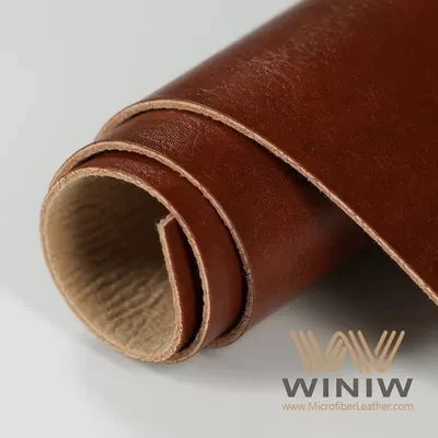 Bahan kain kulit poliuretana kulit premium PU untuk membuat label